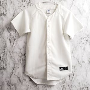 💕 Russell Athletic White Jersey Youth Size Medium